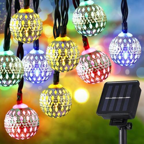 60 LED Christmas Crystal Globe Lights