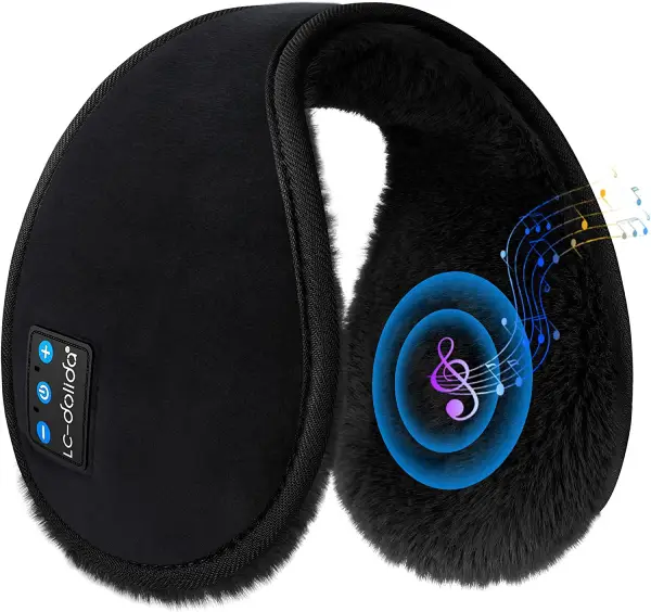 Bluetooth Ear Warmers Ear Muffs with Built-in HD Speakers