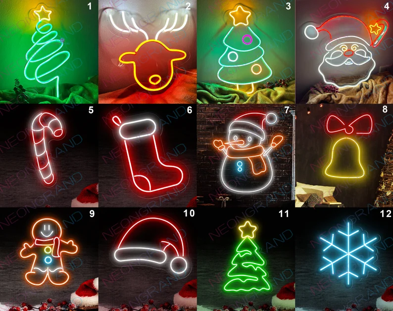 Christmas Neon Sign Lights 
