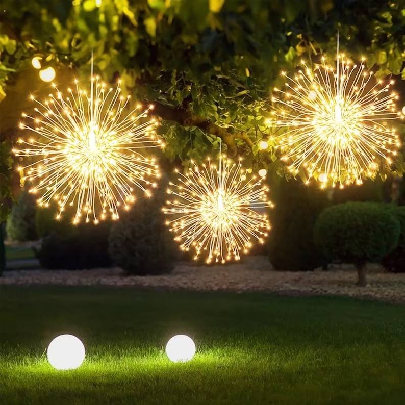Fireworks Dandelion Shape LED Decoration Christmas Lights
