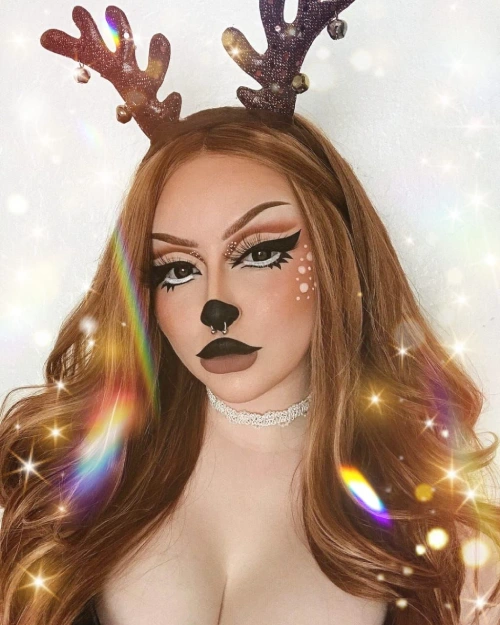 Reindeer makeup
