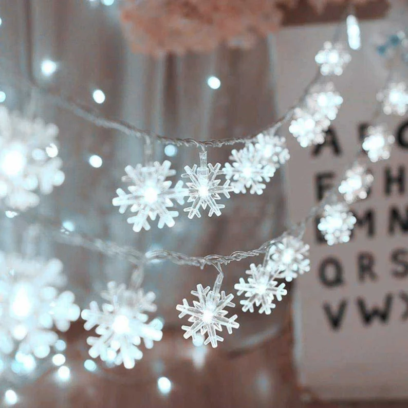 Snowflake Decoration Lights Indoor and Outdoor