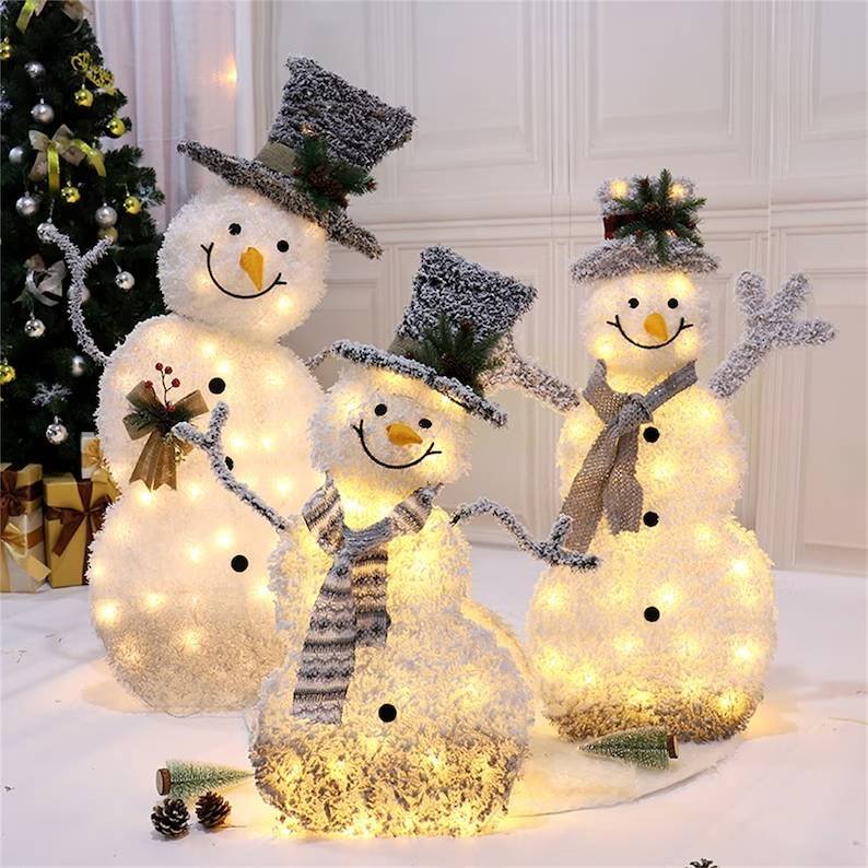 Snowman light for Christmas