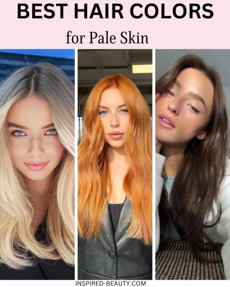 20 Best Hair Colors for Pale Skin