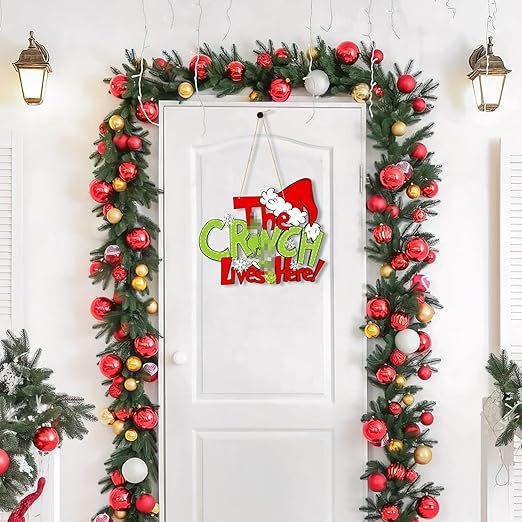 Christmas Decorations Hanging Sign