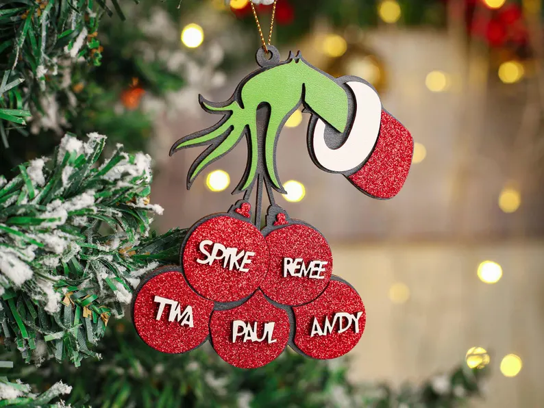 Grinch ball Christmas Ornaments