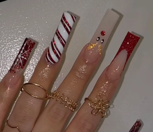 cute Christmas nail designs