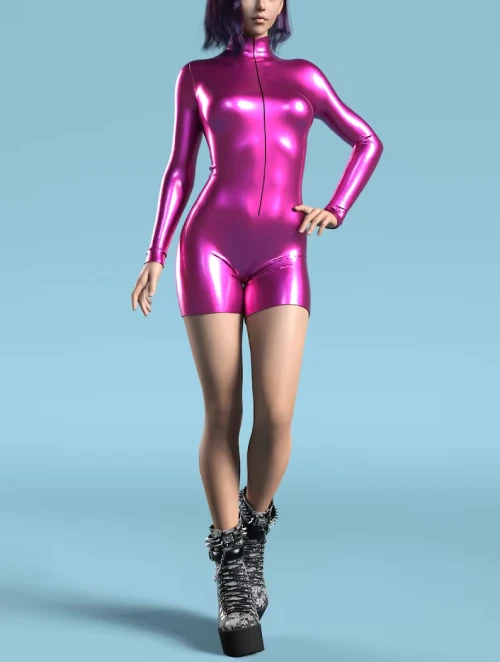 Holographic Bodysuit Festival Ladies Outfit Party Club Rave