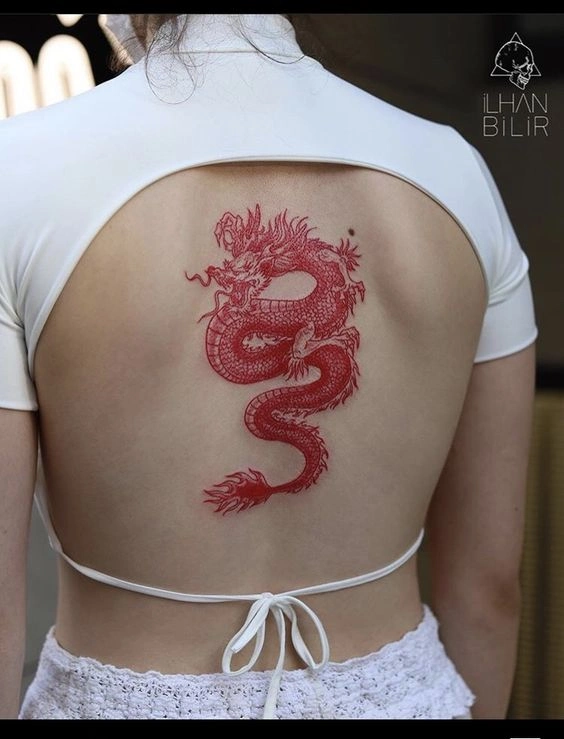 red dragon tattoo idea