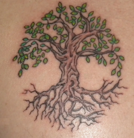 family tree tattoo for ladies