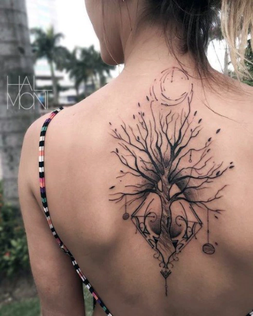 25 Women Tree Tattoo Ideas
