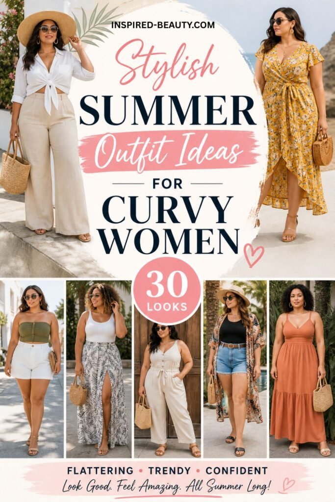 Stylish Summer Outfit Ideas for Curvy Women (30 Looks)