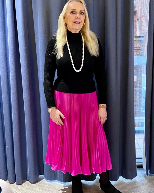 Trendy Sweater and Skirt Clothes for 50 year old Woman