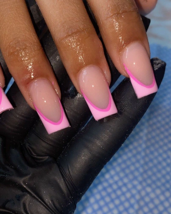 pretty pink nail art tips