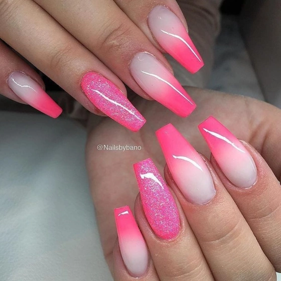 Ombre French Tip Nails