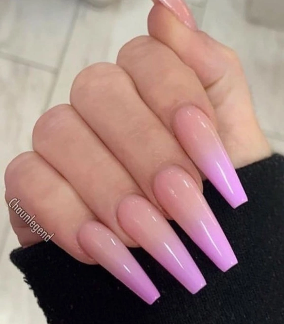 Ombre French Tip Nails