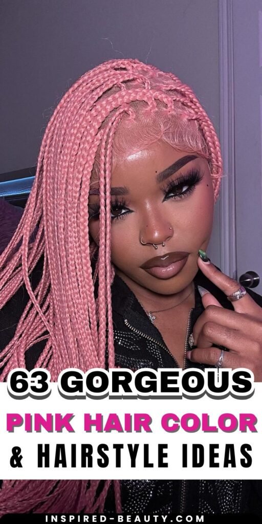 63 Gorgeous Pink Hair Color & Hairstyle Ideas