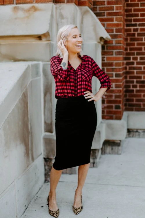 Black Pencil Skirt Outfit