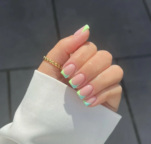 Cute Short French Tip Nails