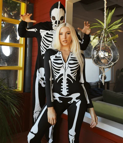 Skeleton Couples Halloween Costume