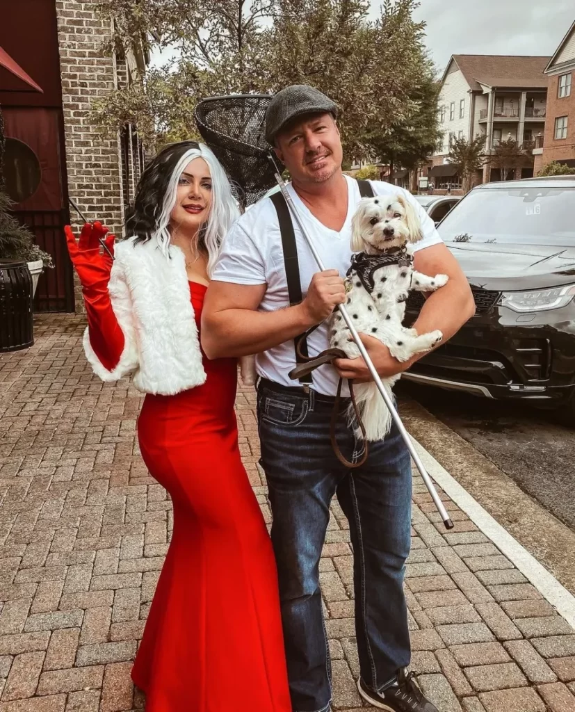 Cruella and The Damnation Halloween Costume Couples Idea