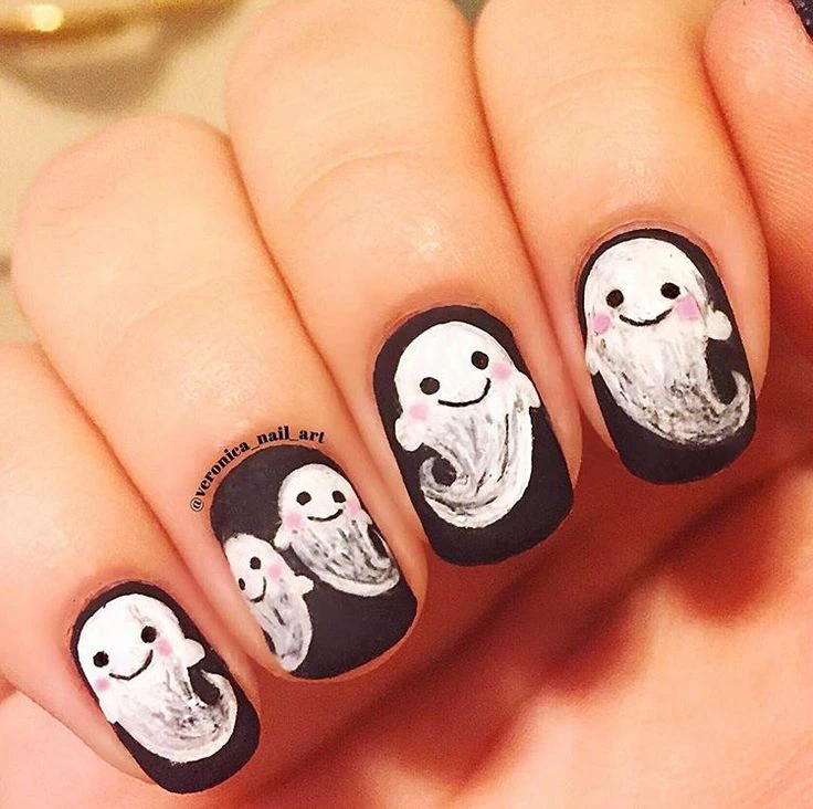 Black Ghost Nails