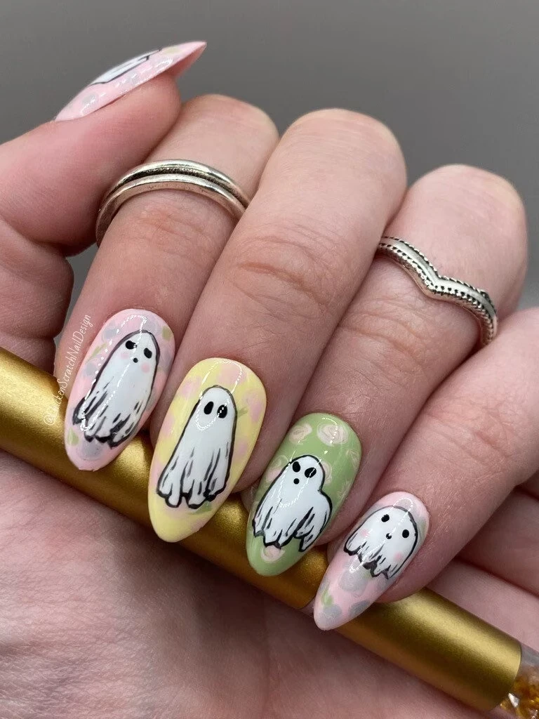 Ghost Nails Scary