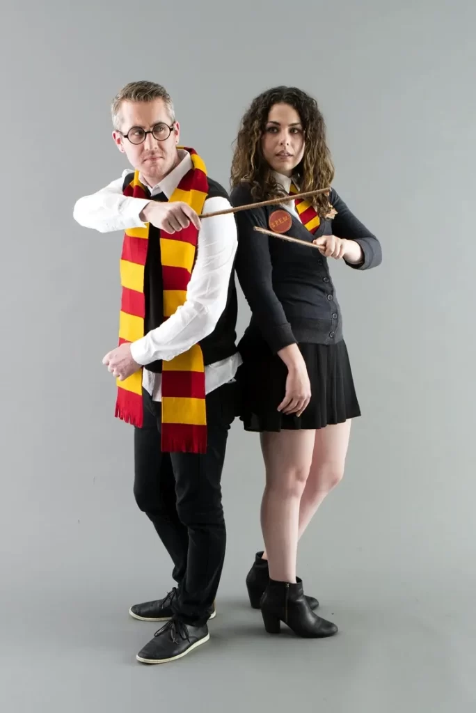 Harry Potter and Hermione Halloween Costume Idea