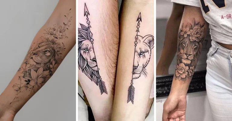 Best Lion Tattoo Forearm Designs For Women
