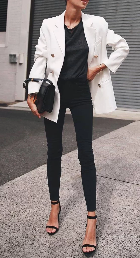 Rock Your Black Jeans with a White Blazer (Gen Z Options too!)