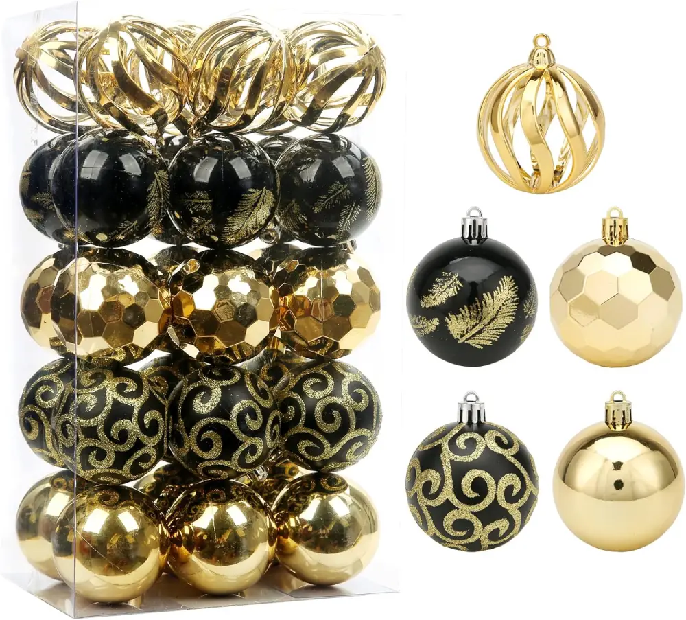 Christmas Tree Ball Ornament Set 