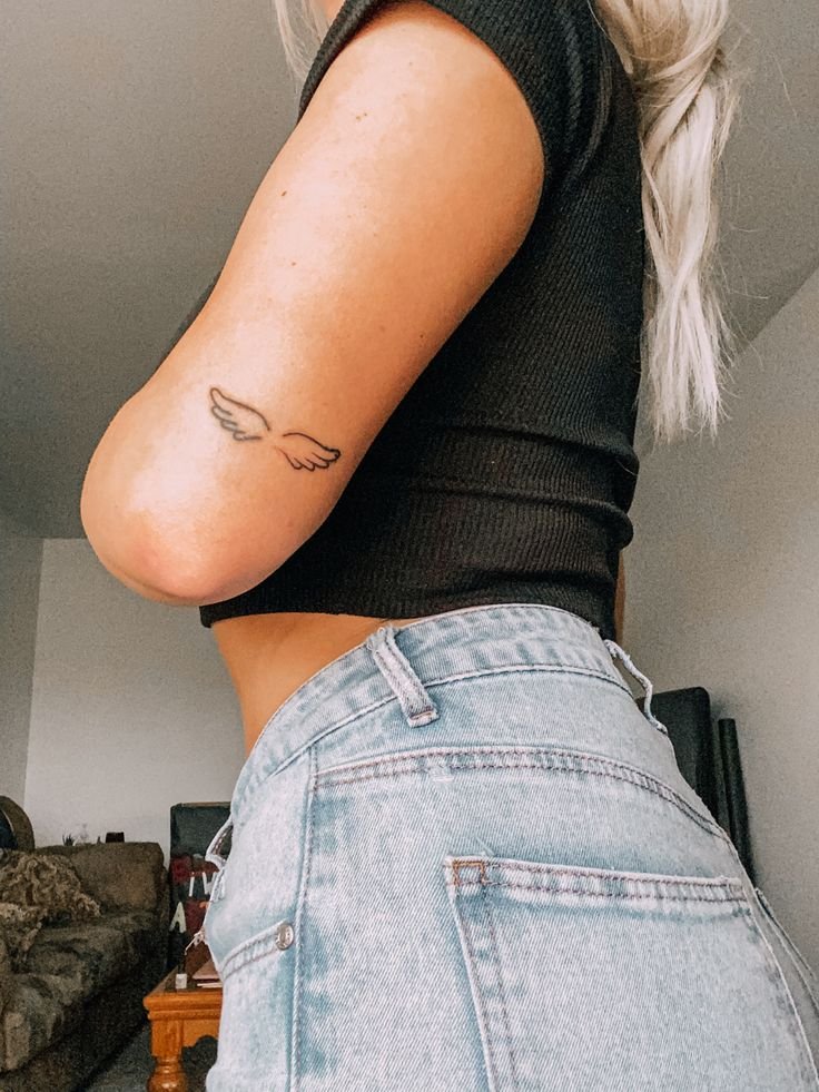 cute small tattoo on the arm
