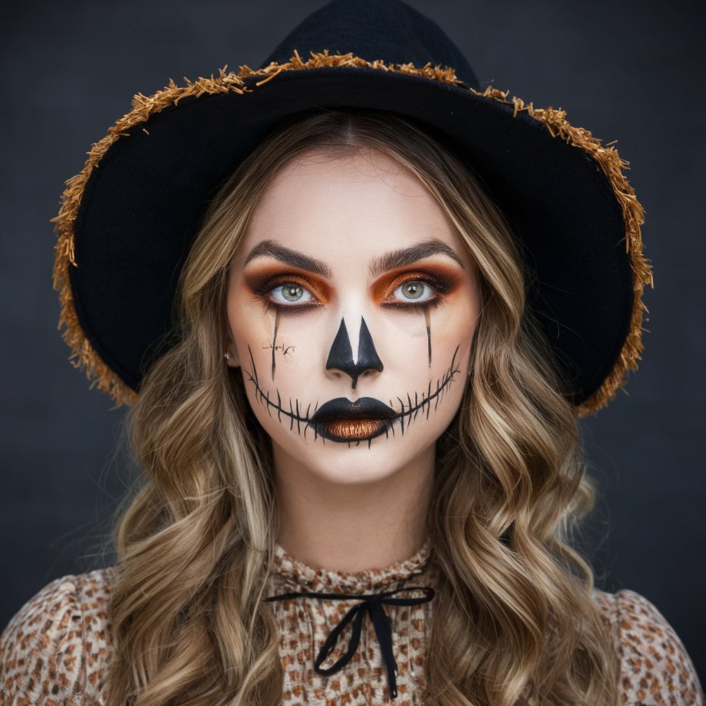 scarecrow makeup for halloween