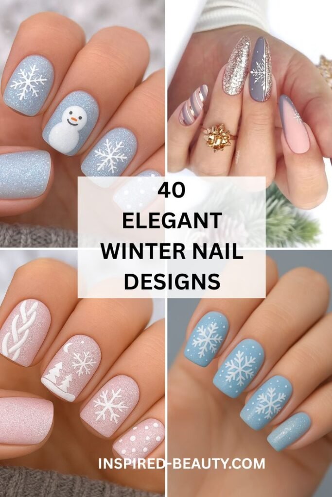 elegant winter nial design idea