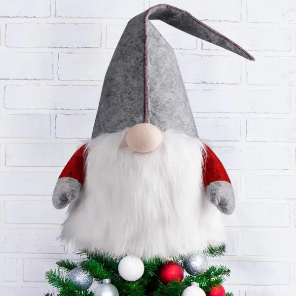 Gnome Christmas Tree Topper