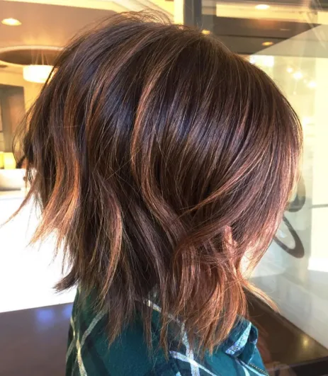 Irregular Layers with Copper Highlights