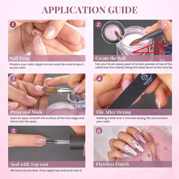 step by step guide to create coffin nails at home