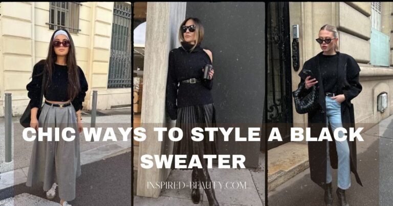 12 What to Wear With a Black Sweater Style Guide