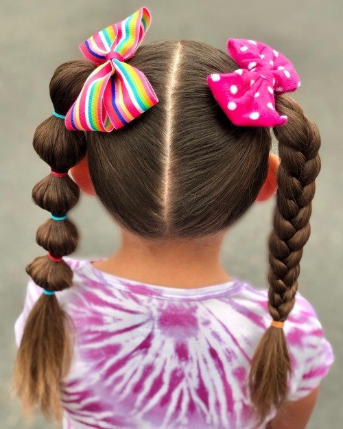 braid hairstyle for spcial ocassion at school