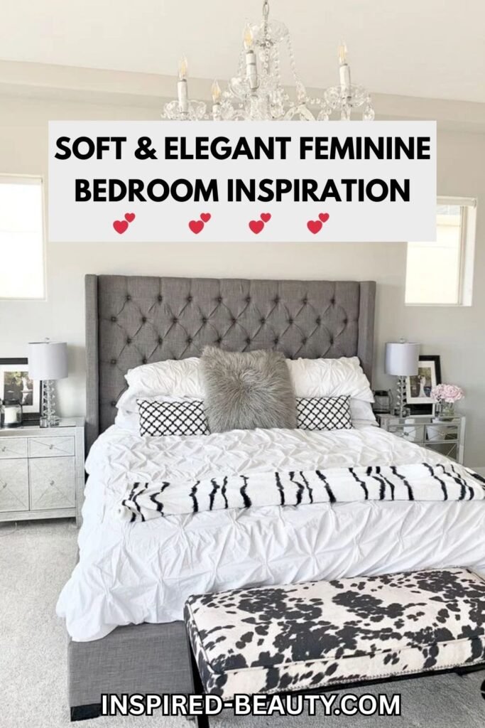 Soft & Elegant Feminine Bedroom Inspiration