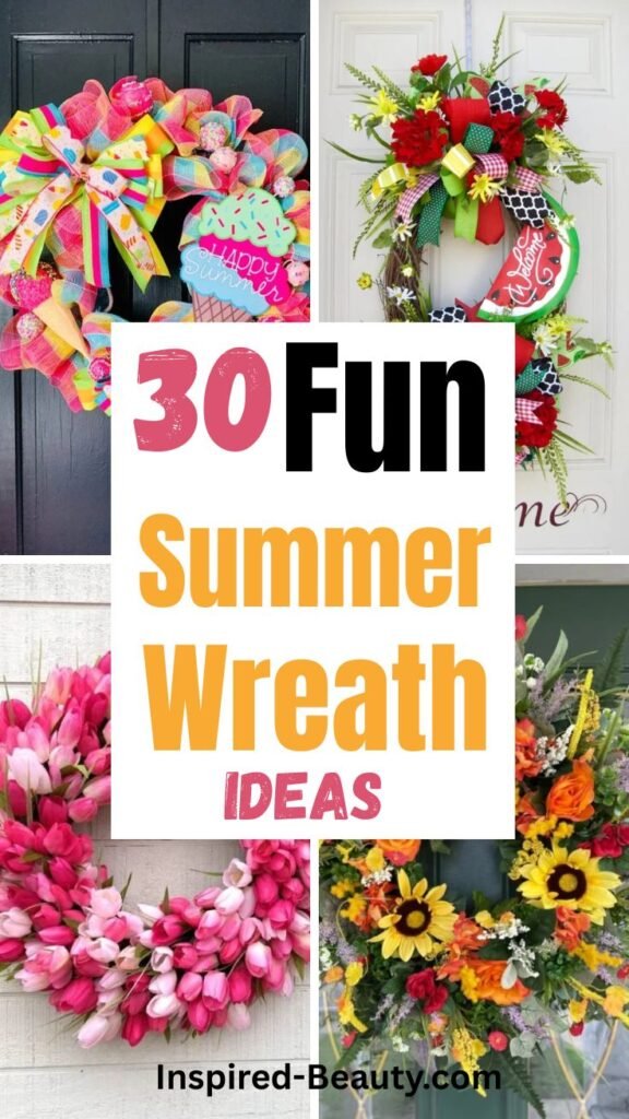 summer wreath ideas for front door