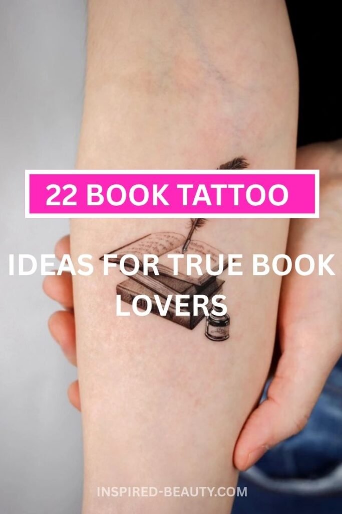 the main image for the best book tattoo ideas for true book lovers