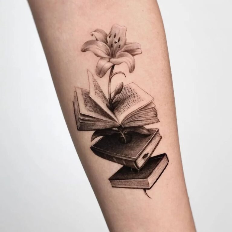 22 Book Tattoos For Those Who Love Reading
