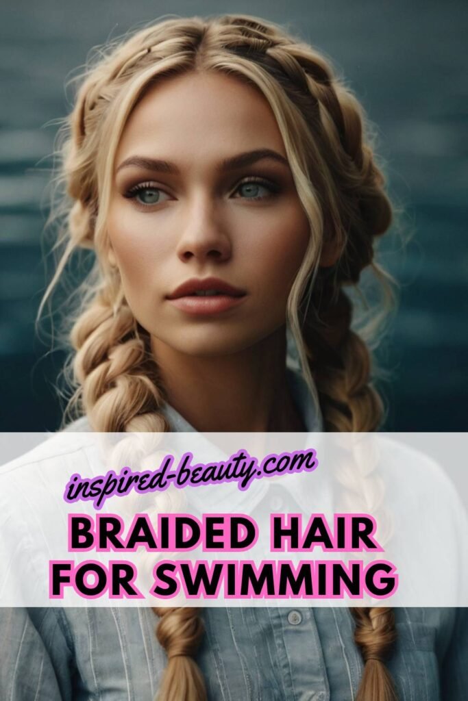 Braided Hairstyle for Swimming