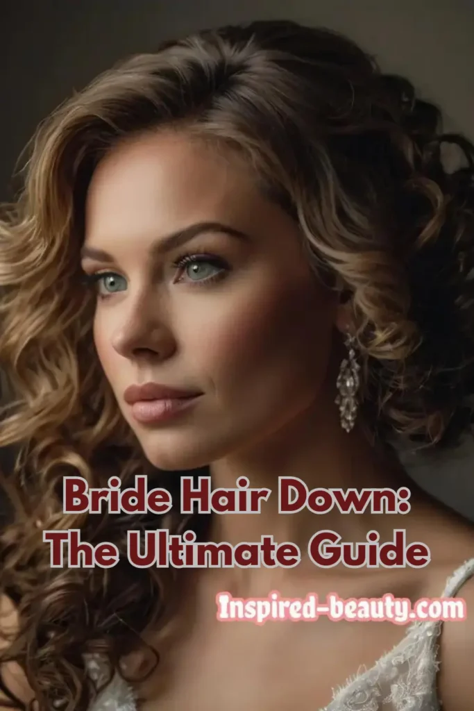 Bride hair Down Hairstyle Inspo