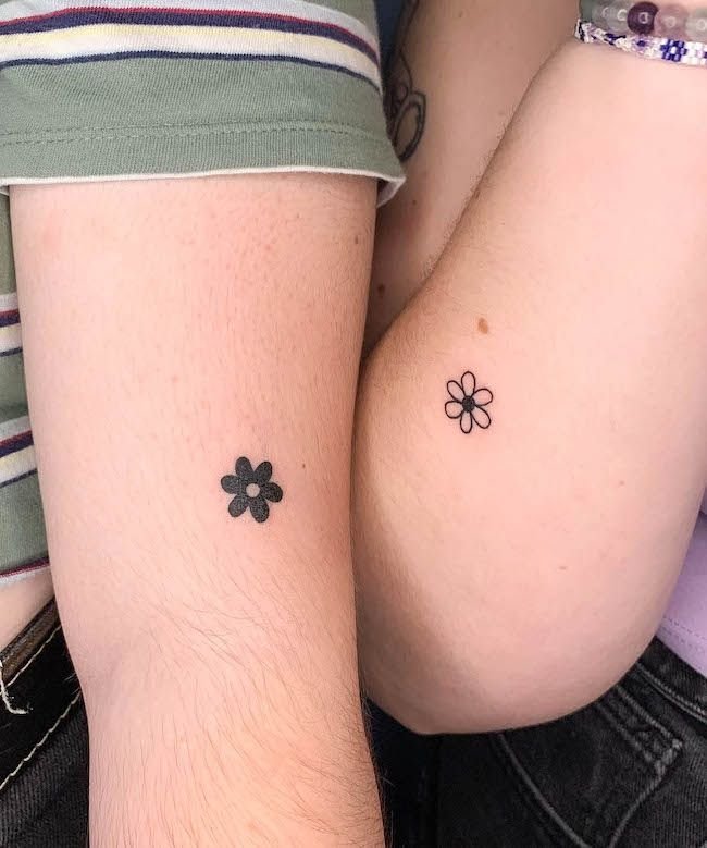 Small Match Tattoo for Best Friends