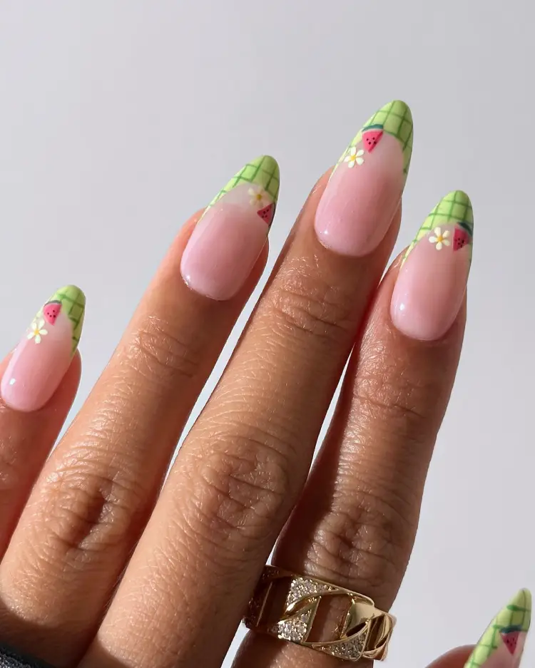 Tasty Tips: How to Create Watermelon Nails