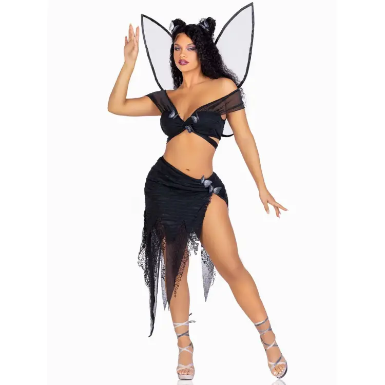 Women's 4 Pc Dark Fairy Costume - Women's Fairy Costume Ideas