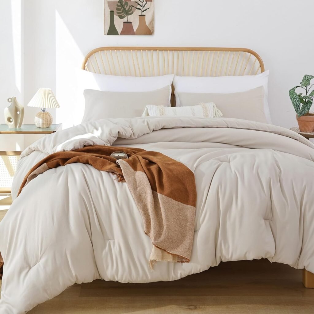 Beige bedding for your modern room decor and comfort