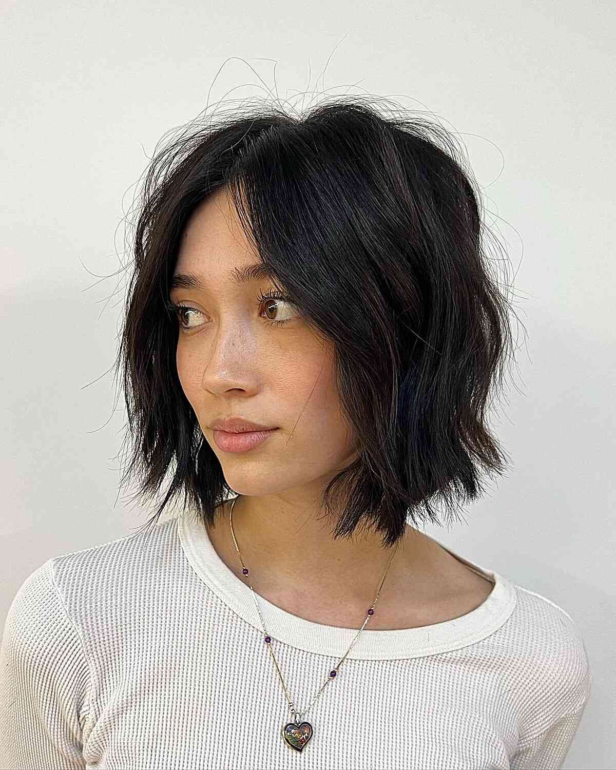 Shaggy Bob for Fine Hair